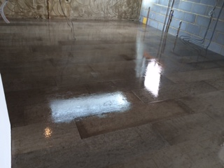 concreate concrete floor shining