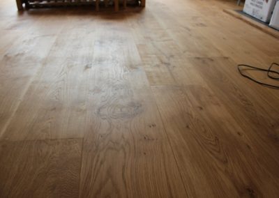 Oak wooden flooring